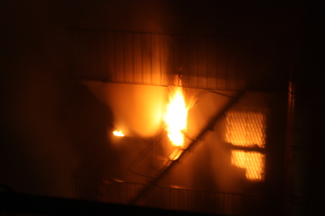 <p>A large fire broke out at 41 Spring St. Jan. 10, 2013.</p>
