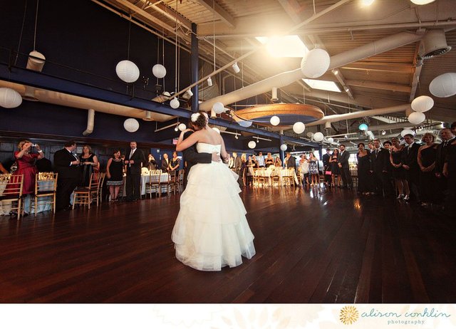 <p>A bride dances on her wedding day at Bridgewaters.</p>
