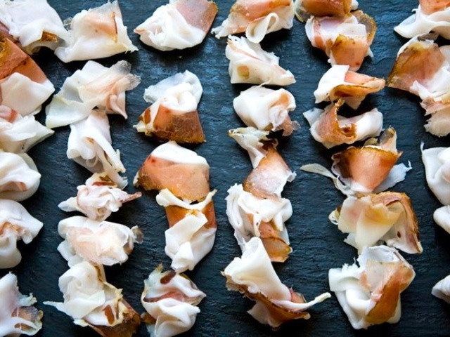 <p>Charcuterie and salumi will be served after&nbsp;a pig butchery demonstration at the West 10th Street restaurant Louro Jan. 14, 2013.</p>
