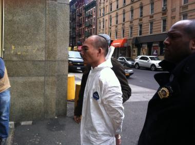 The fire started in 41 Spring St. Thursday evening, the FDNY said.