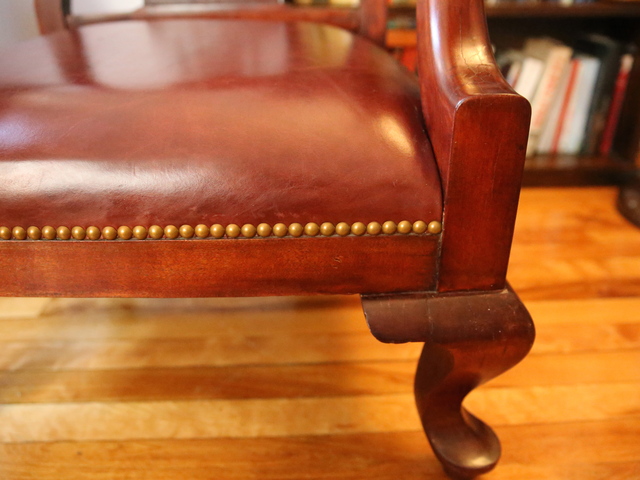 <p>After a proper restoration, this chair looks like a million bucks in Apartmentality columnist Elizabeth Wolff's apartment.</p>
