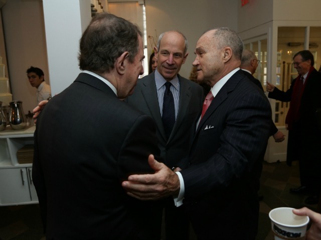 <p>Andrew and Jonathan Tisch speaking with Police Commissioner Ray Kelly at the Inaugural Loews Regency Power Breakfast Event at the Park Avenue Winter.</p>
