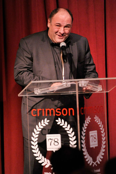 <p>James Gandolfini at the New York Film Critics Circle Awards at the Crimson Club, Monday, January 7, 2012.</p>
