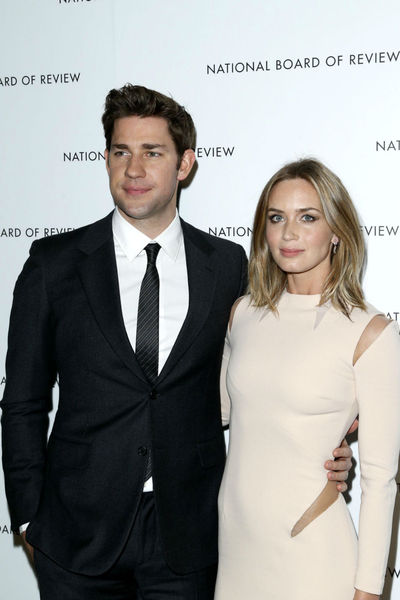 <p>John Krasinski and Emily Blunt at the National Board of Review Awards at Cipriani 42nd Street, Tuesday, January 8, 2013.</p>
