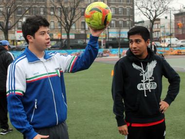 Four friends in Sunset Park, one the son of a former pro soccer player, are preparing to launch a soccer-training co-op this spring.