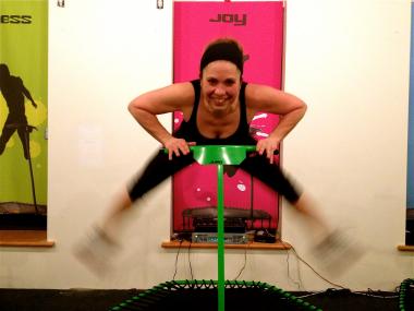 JumpLife is TriBeCa's only gym solely dedicated to bouncing your way to good health.