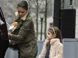 Katie Holmes Eats Shake Shack with Suri, Bradley Cooper Hams It Up for Fans