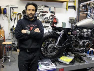 Motorcyclists from across the region are roaring into Red Hook, seeking out a trio of custom motorcycle shops renowned for churning out chrome-laden bikes sure to make any subway-shackled New Yorker yearn for leather jackets and the open road. Squeezed between the three shops is a renowned motor scooter shop known for its restoration work.