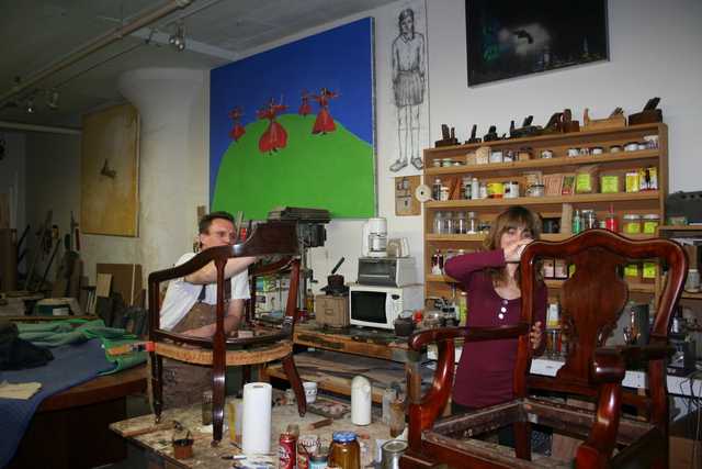 <p>Fine Furniture Restoration and Conservation in Long Island City shows Apartmentality columnist Elizabeth Wolff how to refinish one of her first antique finds.</p>
