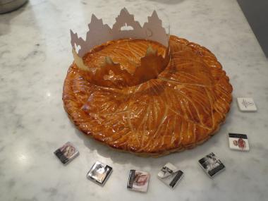 Two French bakeries across the street from one another on Third Avenue are selling galette des Rois, known in English as King's Cake, for epiphany.