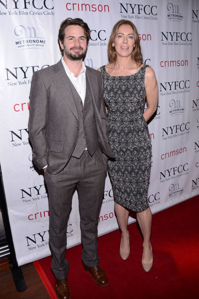 <p>Mark Boal and Kathryn Bigelow at the New York Film Critics Circle Awards at the Crimson Club, Monday, January 7, 2012.</p>
