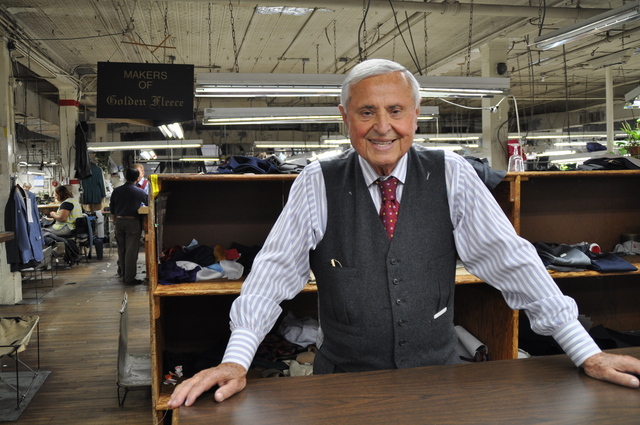 <p>Martin Greenfield, 85, has tailored suits for U.S. presidents and made costumes for "Boardwalk Empire." Now his East Williamsburg shop is offering a suit-luggage combo with Ghurka for "traveling&nbsp;businessmen."</p>
