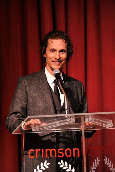 <p>Matthew McConaughey at the New York Film Critics Circle Awards at the Crimson Club, Monday, January 7, 2012.</p>
