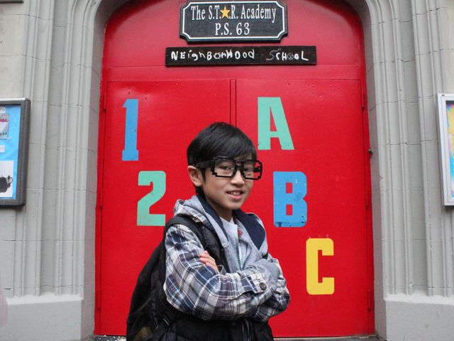 <p>After extensive research, Florence Eng chose the Neighborhood School on East 3rd Street for her three children, including fifth-grader Alex.</p>
