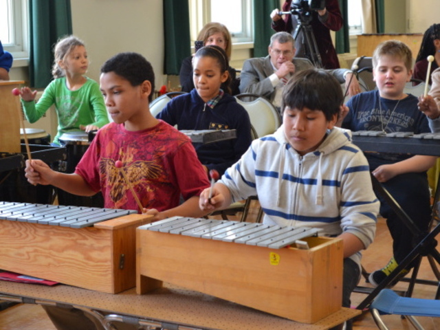 <p>Music and other arts are a regular part of the curriculum at P.S. 130 in Brooklyn.</p>
