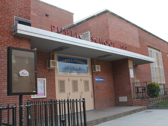 <p>P.S. 199 in Sunnyside, though less sought-after than nearby P.S. 150, received A marks on the city's progress report for the last two school years.</p>
