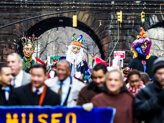 <p>The Three Kings Parade takes place in East Harlem on Jan. 4th, 2013.</p>
