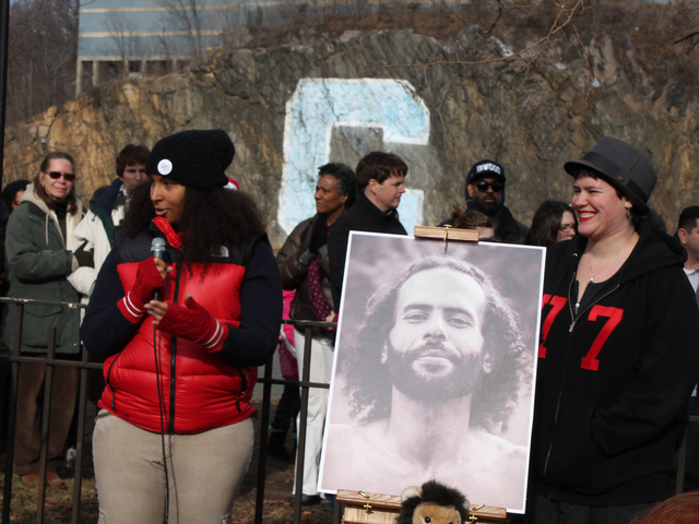 <p>Dozens of people shared their memories of late Inwood artist Will Alicea at a memorial on Jan. 20.</p>
