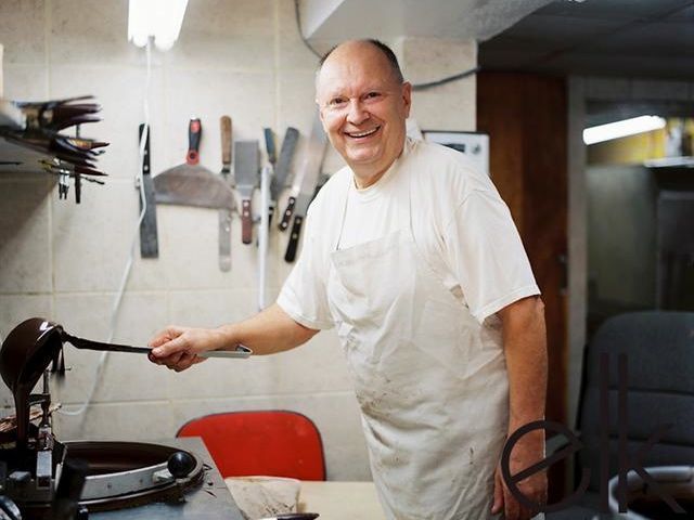 <p>Peter Aigner learned the art of making chocolates from his father.</p>
