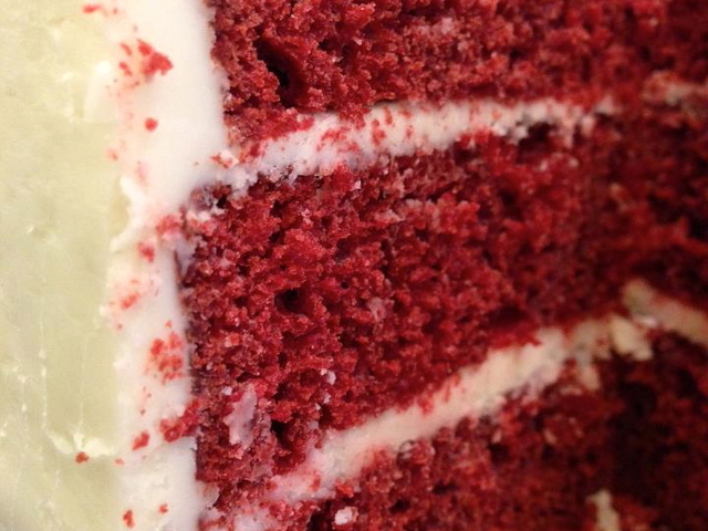<p>Red velvet cake made at Ample Hills Creamery.</p>
