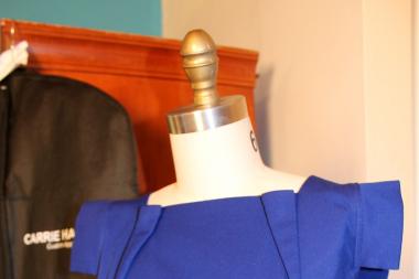 Womenswear designer Carrie Hammer makes custom-made dresses for just $295 each.