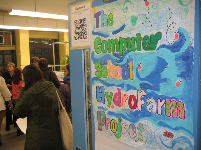<p>The Computer School now has a hydroponic classroom, full of growing vegetables.&nbsp;</p>
