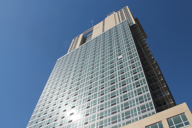 <p>The 42-story Linc LIC, at 43-10 Crescent St., contains 709 luxury apartments slated to open this spring. The first floor of the building will be a high-end 15,000-square-foot supermarket.</p>
