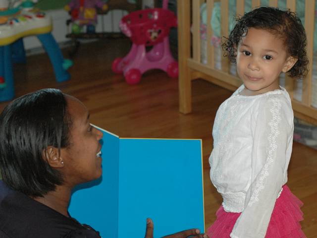 <p>Danielle Dubeau with daughter Hanae. Danielle speaks French to her daughters, and their father, Nathan, speaks Japanese to them.</p>
