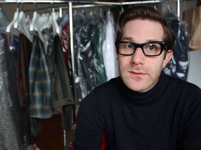 <p>David Hart, who started a men's accessory label five years ago, will showcase his first full collection of suit jackets and pants at Fashion Week Fall 2013.</p>
