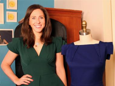 Carrie Hammer, a former Parsons the New School for Design student, runs a company that makes custom-made women's clothing.