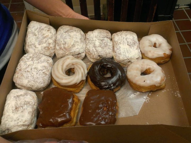 <p>Doughnuts at Leske's Bakery, which opened a Park Slope location on Feb. 12, 2013.</p>
