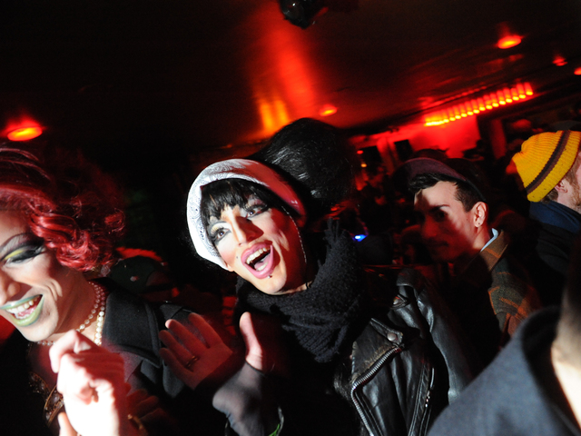 <p>Some contestants and audience members before the show.</p>

