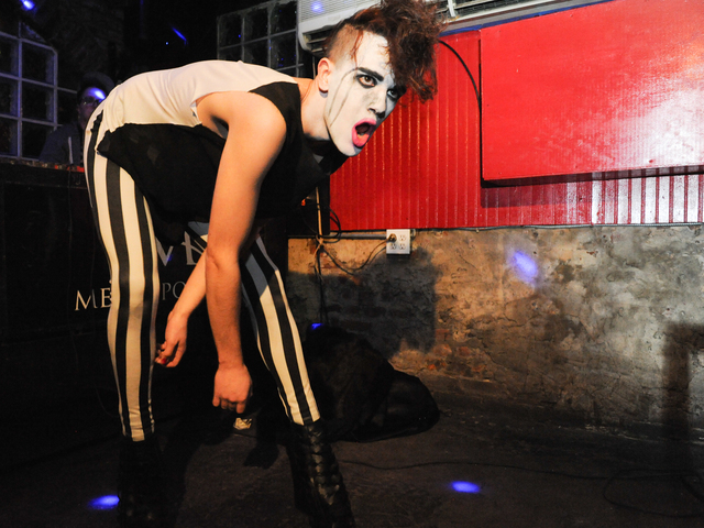 <p>One of the contestants, Lady Simon, performs.</p>
