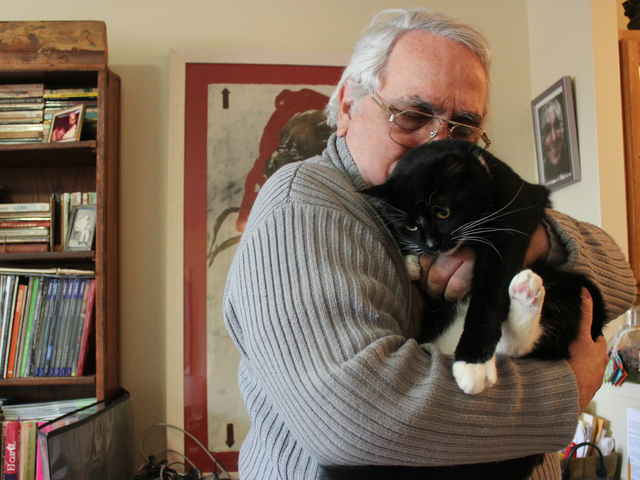 <p>Because of Search and Care volunteers, Mario Romero is able to keep Alejandro.</p>
