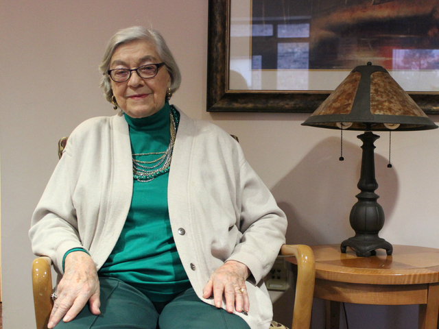 <p>Resident Gisela Selo, 81, trained to be an opera singer at Julliard. She sees the Carnegie East House's musicals as a way of returning to her dreams of performing on stage.</p>

