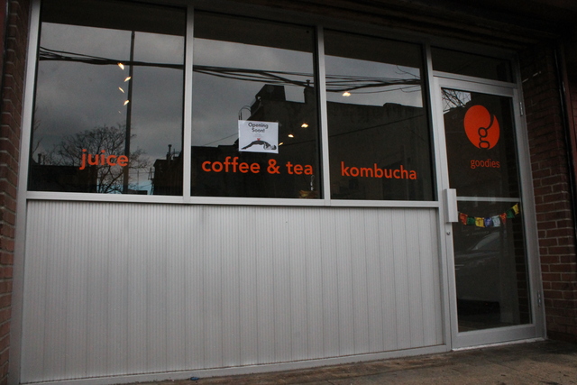 <p>Goodies, a new juice bar and cafe from Good Yoga, will tentatively open by the end of March, owners said.</p>
