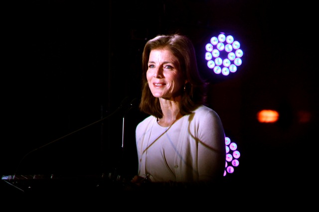 <p>The centennial bash kicked off with a series of speakers, including Cynthia Nixon from "Sex and the City" and author and preservationist Caroline Kennedy.</p>
