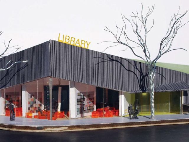 <p>When the library reopens in 2015, it will feature a new entry and an energy-saving green roof.</p>
