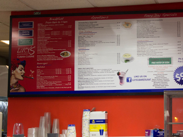 Lucy's Cuban Restaurant, Castleton Corners, serves a wide variety of Cuban food, from empanadas to ox tail stew, Feb. 14, 2013.