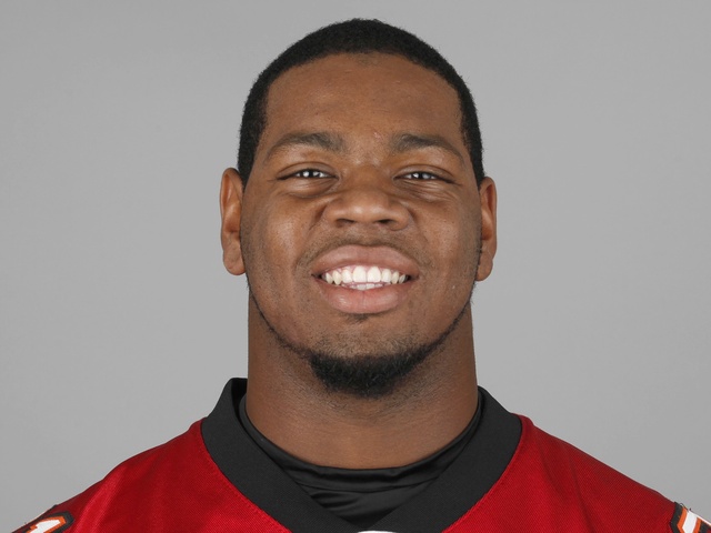 <p>In this handout image provided by the NFL, Da'Quan Bowers of the Tampa Bay Buccaneers poses for his NFL headshot circa 2011 in Tampa, Florida.</p>
