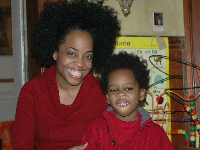 <p>Harlem mom Rhonda Ross is teaching her 3-year-old son Raif French, Mandarin and Spanish. Ross went to boarding school in Switzerland, where she learned French, and she wanted French to be part of her son's life.</p>
