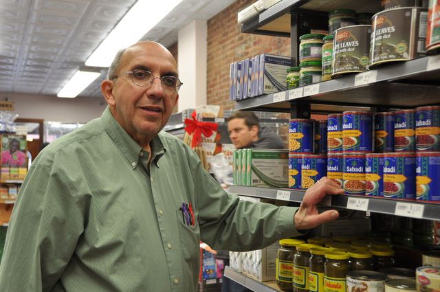 <p>Charlie Sahadi at Sahadi's on Atlantic Avenue.</p>
