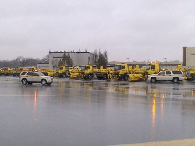 <p>Snow removal equipment at LaGuardia Airport Feb. 8, 2013.</p>
