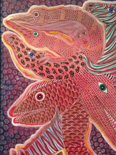 <p>Frantz Zephirin's "Crocodile Siren" is on display at the Stonehenge-Luce Non-Profit Annex, 1159 Second Ave.</p>
