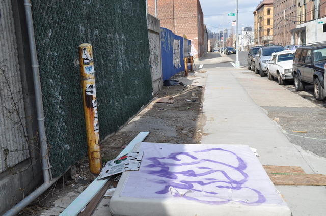 <p>A mattress has been left on the sidewalk "for weeks," resident Danielle McGunagle said.</p>
