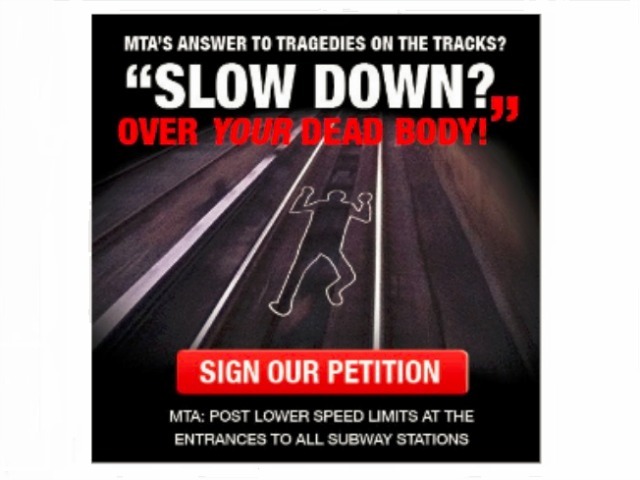 <p>TWU Local 100 has launched a campaign to slow down trains as they approach stations, following a spike in straphanger deaths.</p>
