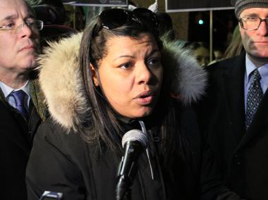 Arlene Delgado urged parents to be involved in their children's lives to prevent violence.