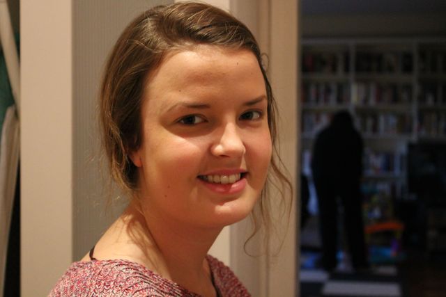<p>Elin Nilsson, 20, is an au pair visiting from Sweden. She works for the Molinari family at night and in the mornings and some weekends.</p>
