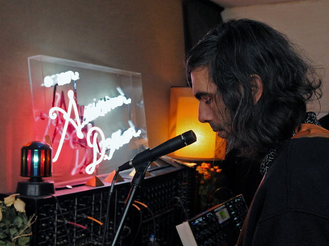 <p>Michael Gerner spent five years on the West Coast making ambient music before moving back to Brooklyn to work on a new album with his band VietNam, Feb. 26, 2013.</p>
