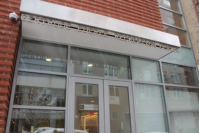 <p>The rec center includes a new outdoor pool.&nbsp;</p>
